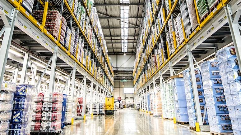 Inside the warehouse